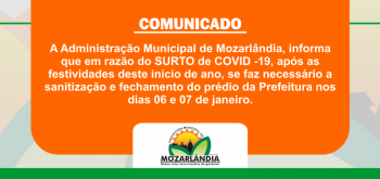 Comunicado: SURTO DE COVID-19