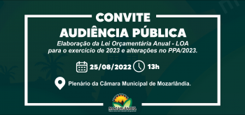 Convite Audiência Pública – LOA