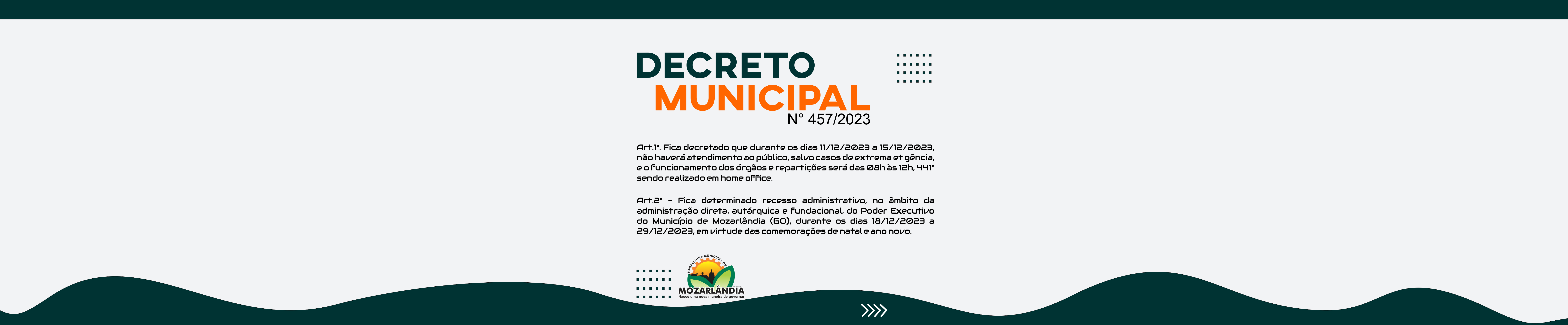 Decreto Municipal n457/2023